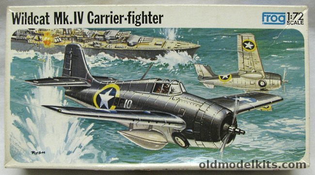 Frog 1/72 Grumman F4F Wildcat - FAA or USS Ranger VF-9, F432 plastic model kit